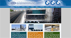 Desktop Screenshot of eastern-asphalt.com